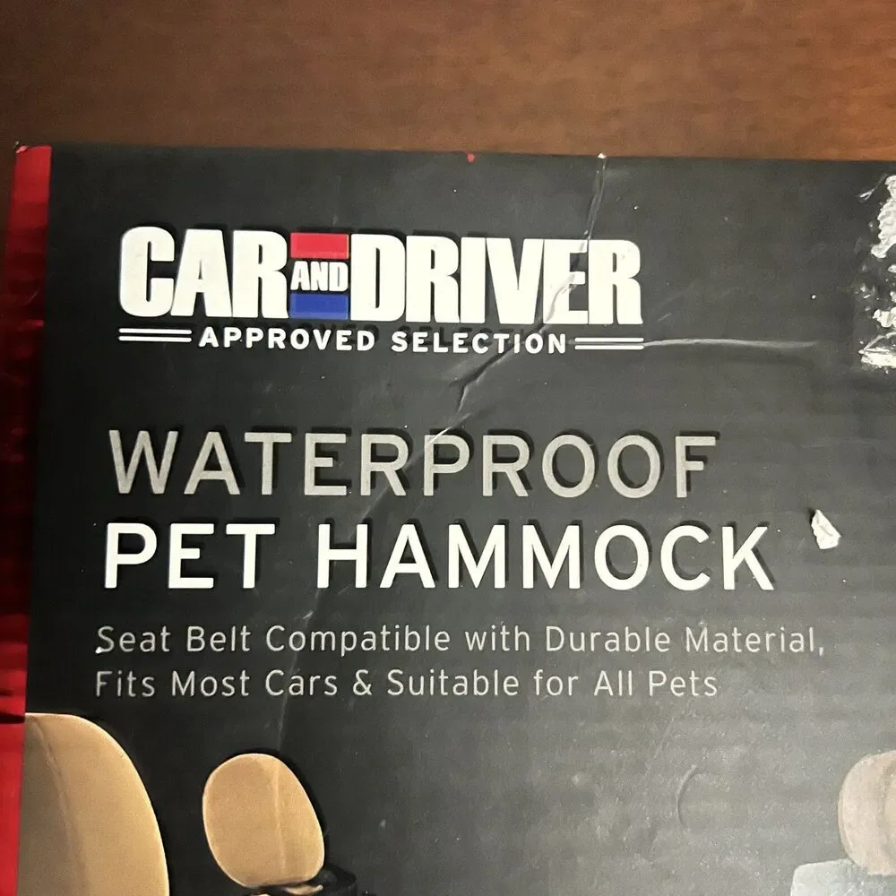 Car and Driver Waterproof Pet Hammock Universal Design 54